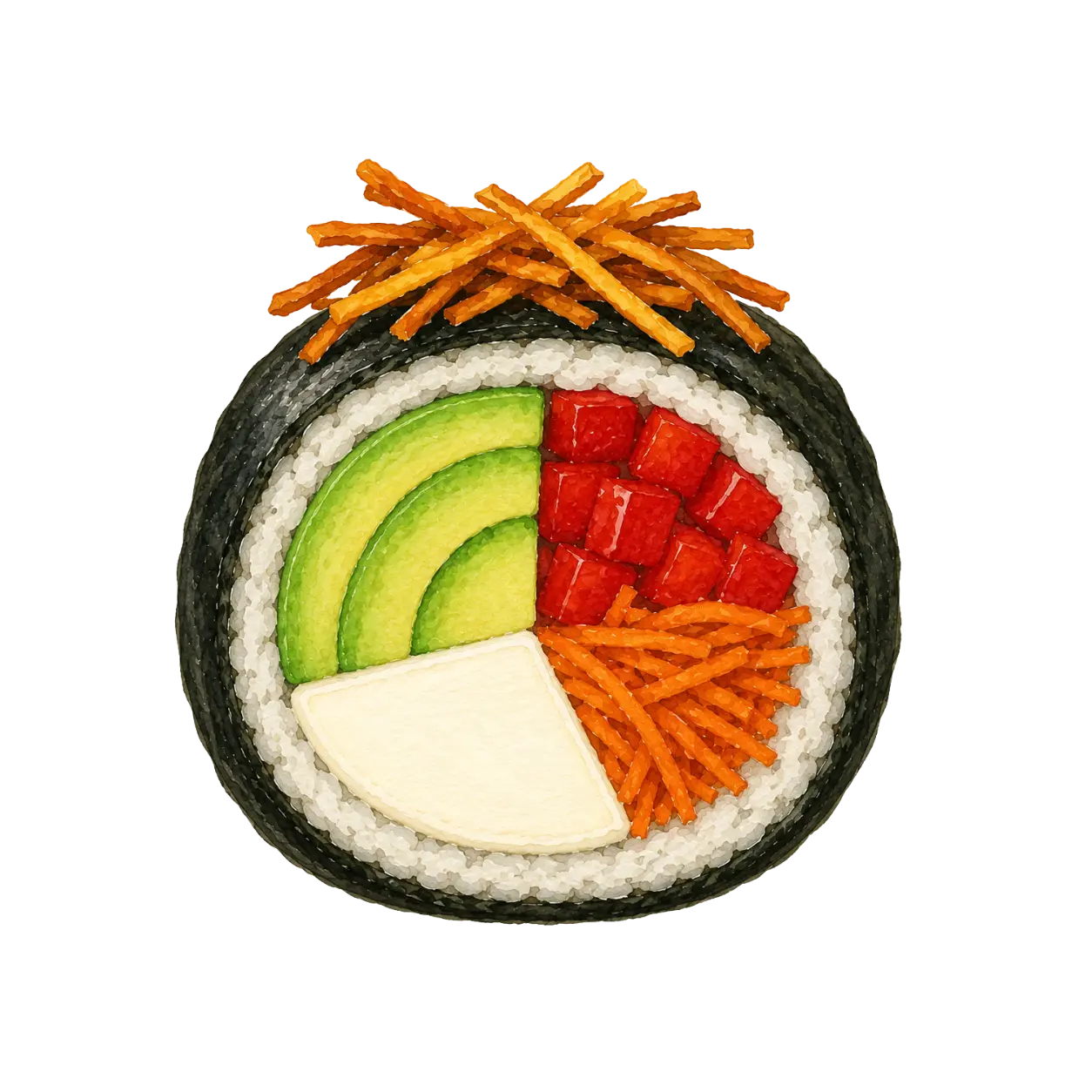 Roll Clásico Vegetariano